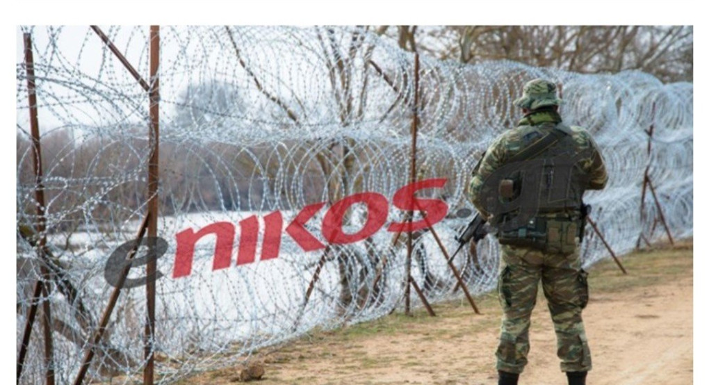 O στρατός υψώνει τον φράκτη στον Έβρο 