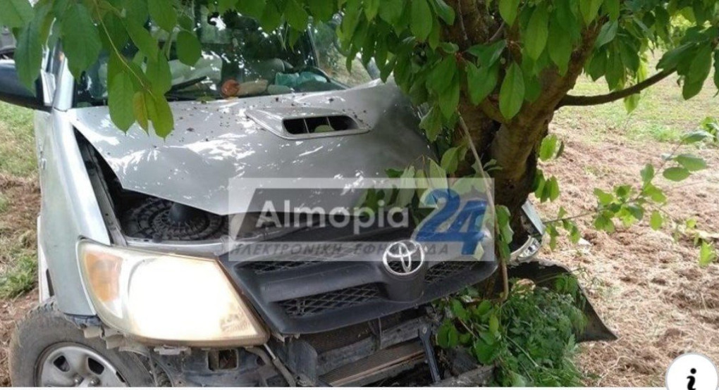 Εκτροπή οχήματος στην Κερασιά