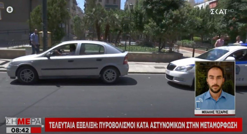 Πυροβολισμοί κατά αστυνομικών στη Μεταμόρφωση  