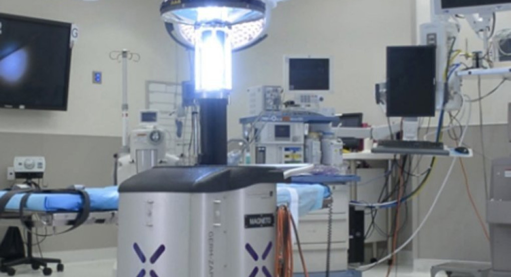 Ρομπότ σκοτώνει τον κοροναϊό με υπεριώδη ακτινοβολία σε μόλις δύο λεπτά