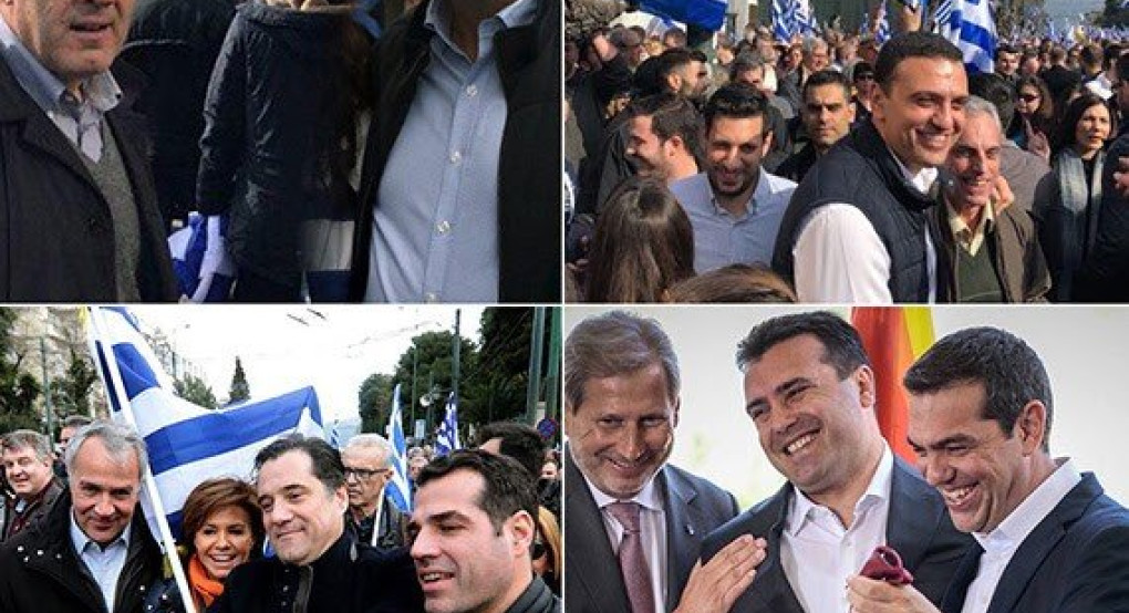 Αγκαλιά ΝΔ – ΣΥΡΙΖΑ με φόντο τις Πρέσπες