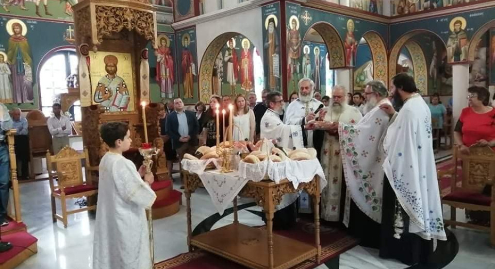 Πανηγυρικός εσπερινός στη Δωροθέα Αλμωπίας 