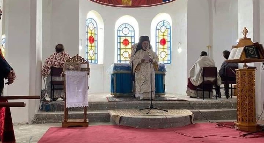 Ο Μητροπολίτης Βρυουλων Παντελεήμων που βρέθηκε στη Λειβαδιτσα 