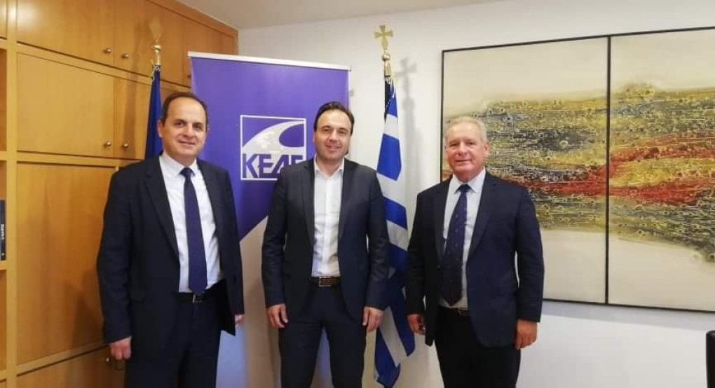 Τον πρόεδρο της ΚΕΔΕ συνάντησε ο Γρηγόρης Στάμκος 