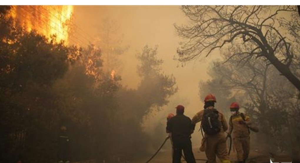 Σε ύφεση η φωτιά στο Άγιο Όρος 