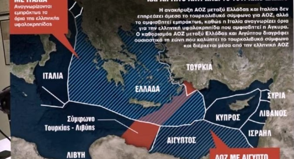 Φράγκος Φ.: "Γιατί δεν υπογράφετε την ΑΟΖ με την Κύπρο αλλά εκλιπαρείτε τις " πυραμίδες";