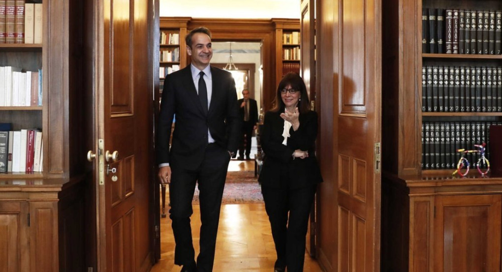 Συνάντηση του πρωθυπουργού Κυρ. Μητσοτάκη με την Πρόεδρο της Δημοκρατίας αύριο το απόγευμα