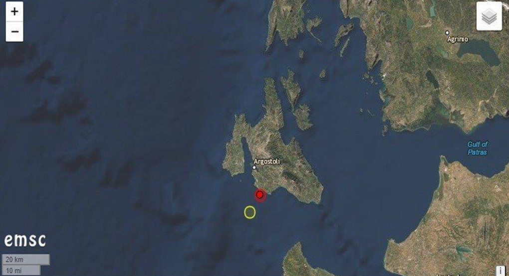 Σεισμός 4,4 Ρίχτερ στην Κεφαλονιά