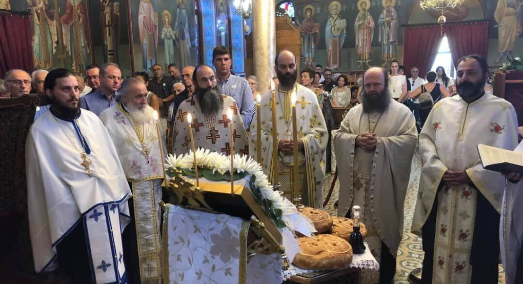 Πανηγυρικός εσπερινός στο Μεσιανο 