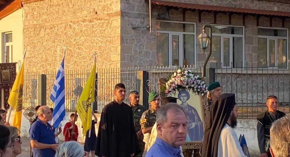Την μνήμη του Αγίου Παντελεήμονος τίμησε ο Διονύσης Σταμενιτης 