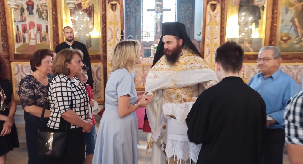 Στην Χειροτονία του Καλλινικου η Γεωργία Γκικα 