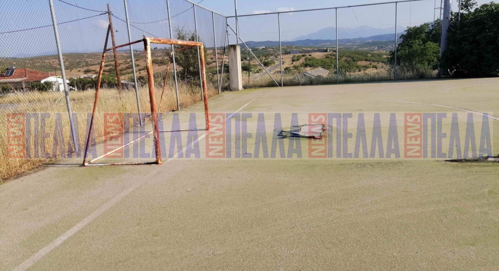 Παράπονα για το παρατημένο γηπεδάκι στο Άνυδρο Δήμου Σκύδρας