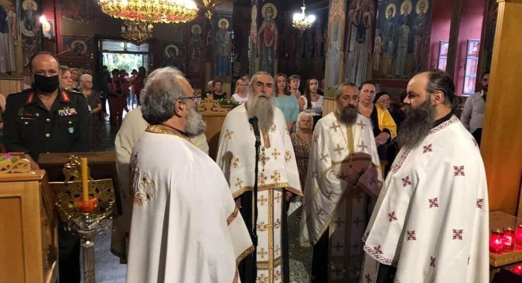 Πανηγυρικός εσπερινός στο Ριζο 