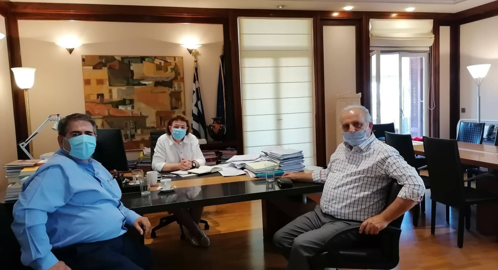 Συνάντηση Δανή Τζαμτζή και Δημήτρη Γιάννου με την Υπουργό Πολιτισμού 