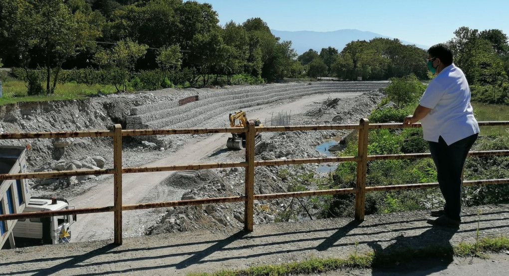 Πέλλα: Έργα σε εξέλιξη παρουσία του Αντιπεριφερειάρχη