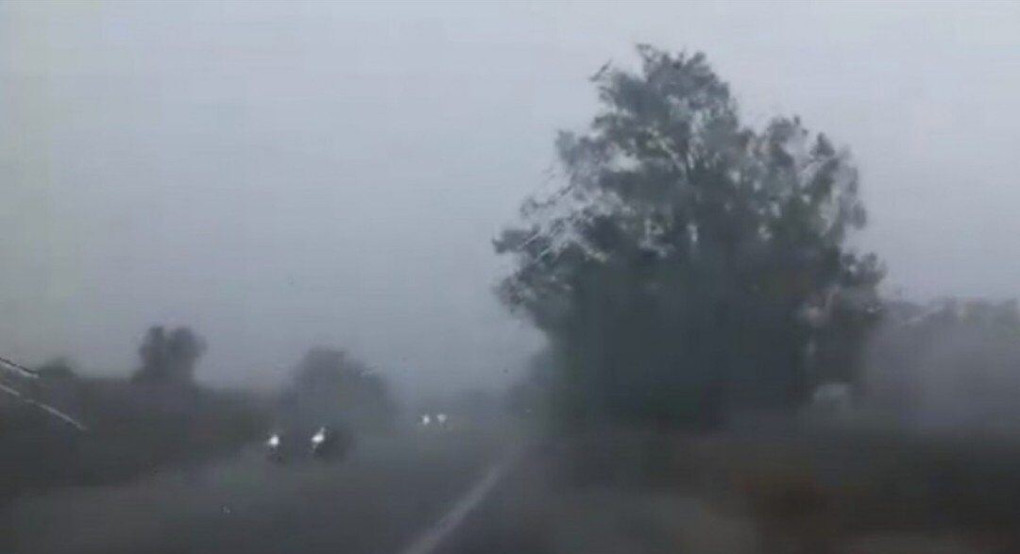 Ισχυρή χαλαζόπτωση στη Χαλκιδική 