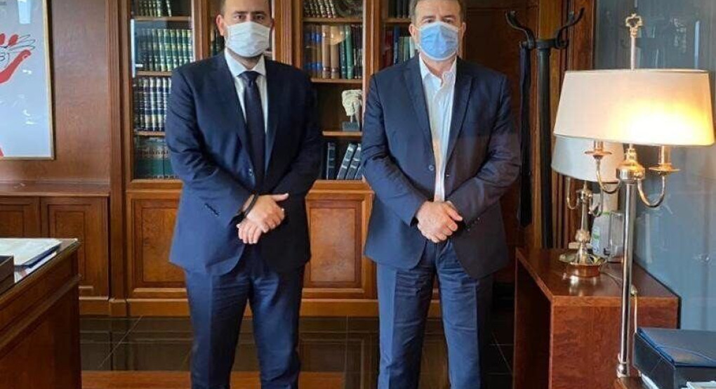 Συνάντηση Λάκη Βασιλειάδη με τονΥπουργό Προστασίας του Πολίτη Μιχάλη Χρυσοχοΐδη
