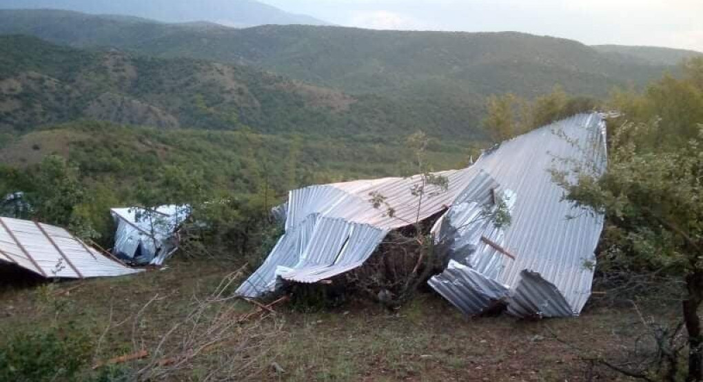 Τεράστιες καταστροφές σε Αψαλο και Πολυκαρπη 
