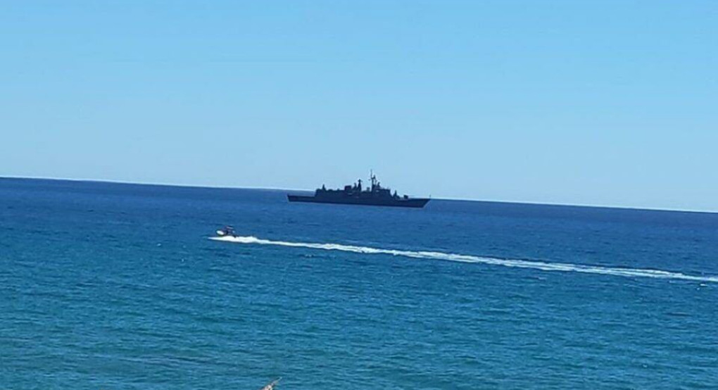 Εν πλω delivery στη φρεγάτα «Σπέτσαι» από Κρητικούς