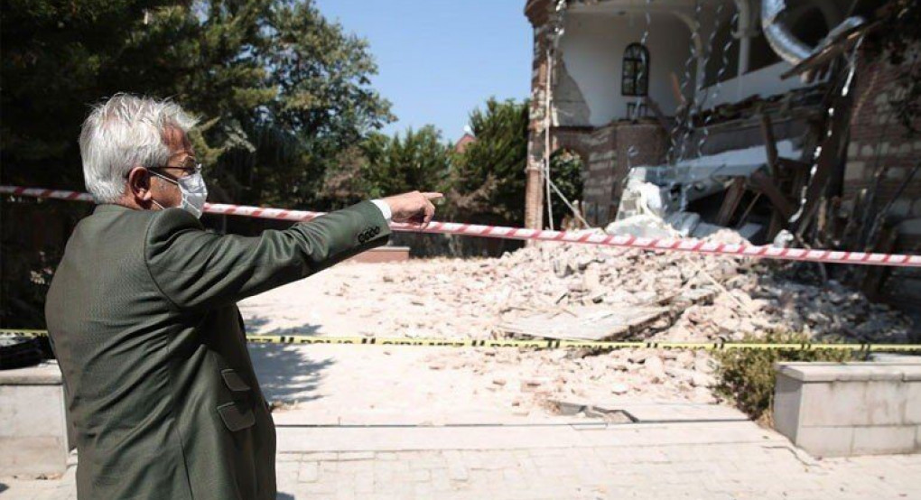 Οι τουρκικές αρχές γκρέμισαν την εκκλησία του Αγίου Γεωργίου στην Προύσα
