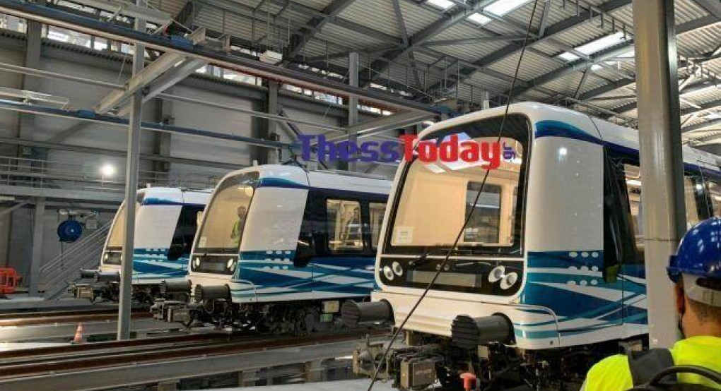 Θεσσαλονίκη: Για πρώτη φορά σε κίνηση ο συρμός του Μετρό (ΦΩΤΟ+VIDEO)