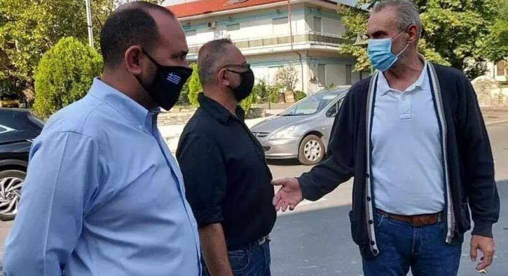 Στη Σωσάνδρα ο Λάκης Βασιλειάδης μαζί με τον Πέτρο Ζερζη