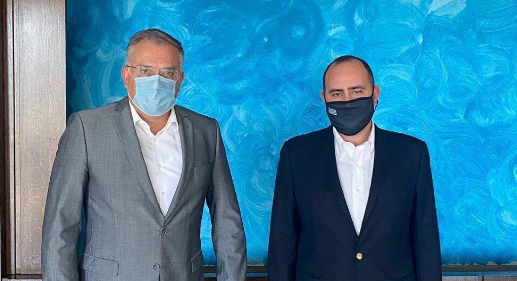 Συνάντηση Λάκη Βασιλειάδη με τον Υπουργό Εσωτερικών Τάκη Θεοδωρικάκο
