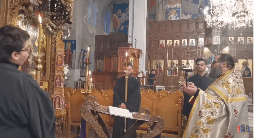Οι Δ' Χαιρετισμοί στον Άγιο Στέφανο Σκύδρας Οι Δ' Χαιρετισμοί στον Άγιο Στέφανο Σκύδρας