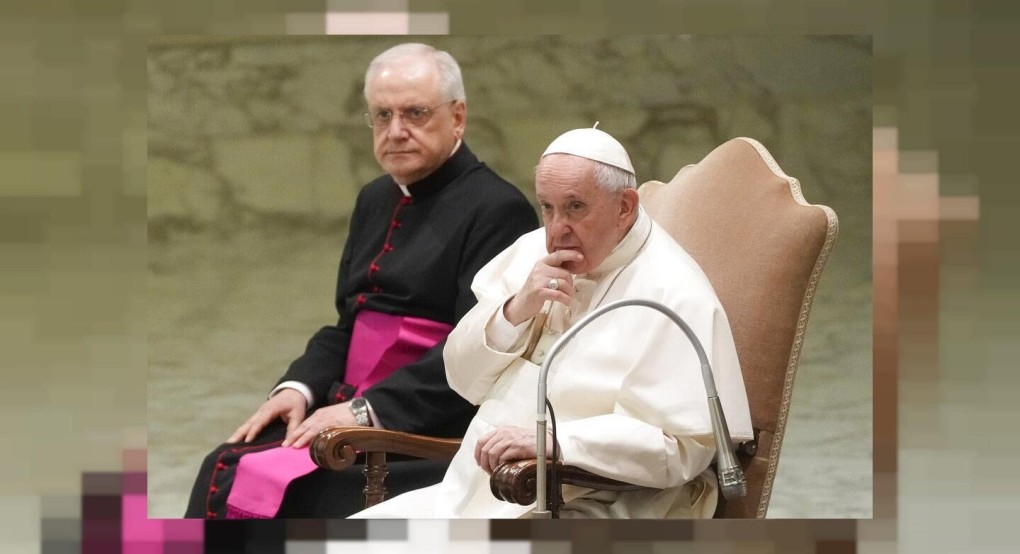 Ιταλία: "Δεν μπορώ να περπατήσω, πρέπει να υπακούσω στον γιατρό", είπε ο πάπας Φραγκίσκος στους πιστούς