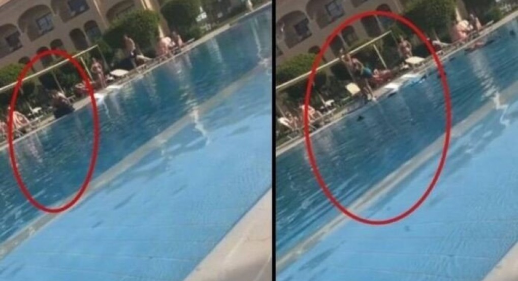 Έπιασε τον αγαπημένο της να την απατάει και του άδειασε την βαλίτσα σε πισίνα ξενοδοχείου Έπιασε τον αγαπημένο της να την απατάει και του άδειασε την βαλίτσα σε πισίνα ξενοδοχείου