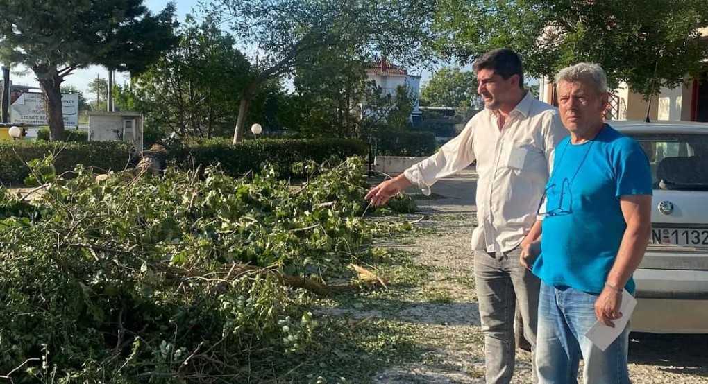 "Αυτοψία" Φουντουκίδη στις καταστροφές της Δ.Ε. Πέλλας