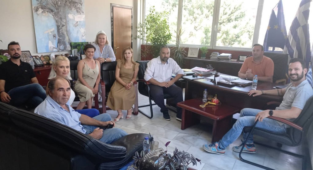 Επίσκεψη κλιμακίου της Νέας Δημοκρατίας στον Δήμαρχο Αλμωπίας