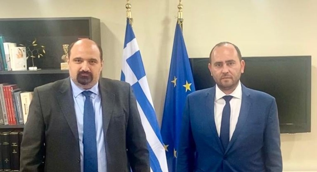 Συνάντηση Λάκη Βασιλειάδη με τον Υφ. Τριαντόπουλο για την κρατική αρωγή στον πρωτογενή τομέα και σε υποδομές της Πέλλας Συνάντηση Λάκη Βασιλειάδη με τον Υφ. Τριαντόπουλο για την κρατική αρωγή στον πρωτογενή τομέα και σε υποδομές της Πέλλας
