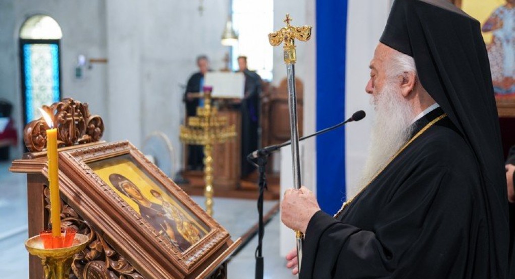 Η Μεγάλη Παράκληση της Υπεραγίας Θεοτόκου στην Αγία Μαρίνα Βεροίας. Η Μεγάλη Παράκληση της Υπεραγίας Θεοτόκου στην Αγία Μαρίνα Βεροίας.