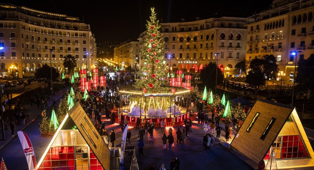 Μαγικά και… χαμηλής ενεργειακής κατανάλωσης τα φετινά Χριστούγεννα στον Δήμο Θεσσαλονίκης