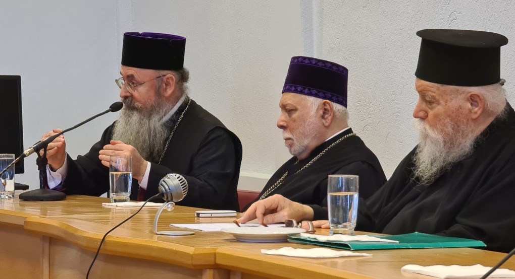 Ο προκαθήμενος της εκκλησίας της Εσθονίας στην ιερατική σύναξη της Ι. Μητροπόλεως Εδέσσης Ο προκαθήμενος της εκκλησίας της Εσθονίας στην ιερατική σύναξη της Ι. Μητροπόλεως Εδέσσης