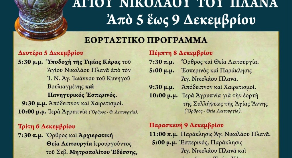 Πανήγυρις Αγίου Νικολάου στα Γιαννιτσά