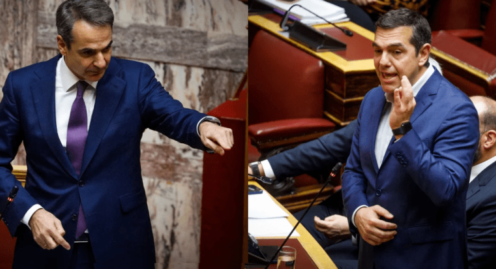 Άγρια κόντρα Μητσοτάκη και Τσίπρα στη Βουλή για τις παρακολουθήσεις (videos)