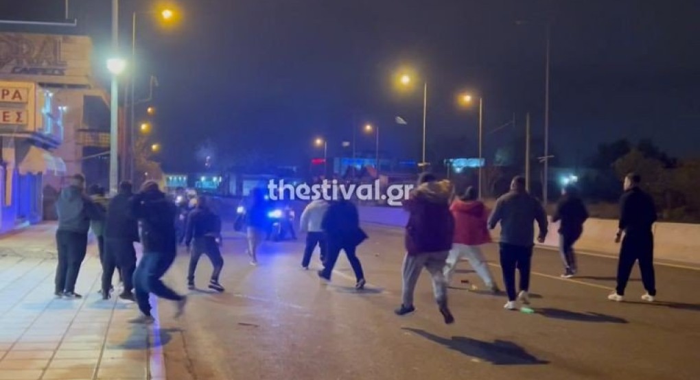 Επεισόδια στη Σταυρούπολη ανάμεσα σε Ρομά και αστυνομικούς (video)