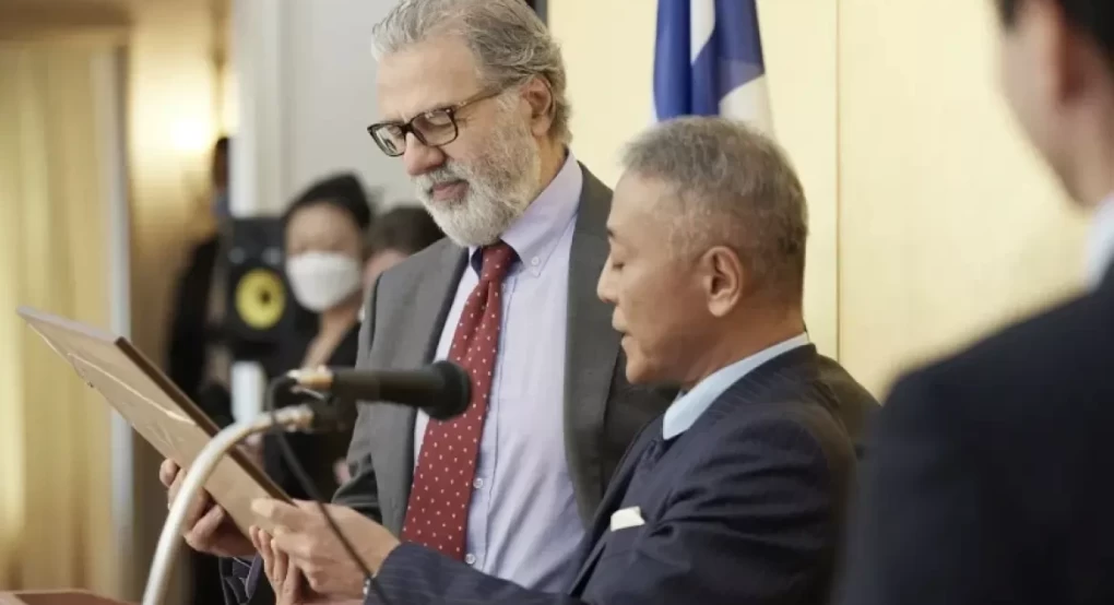 Γιάννης Μυτιληναίος: Βραβεύτηκε από τον υπουργό Εξωτερικών της Ιαπωνίας Γιάννης Μυτιληναίος: Βραβεύτηκε από τον υπουργό Εξωτερικών της Ιαπωνίας