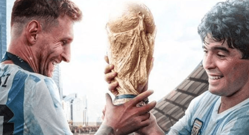 Ανατριχίλα με Μέσι: «Αυτό το Παγκόσμιο Κύπελλο είναι για τον Ντιέγκο που μας ενθάρρυνε από τον παράδεισο» (pic)