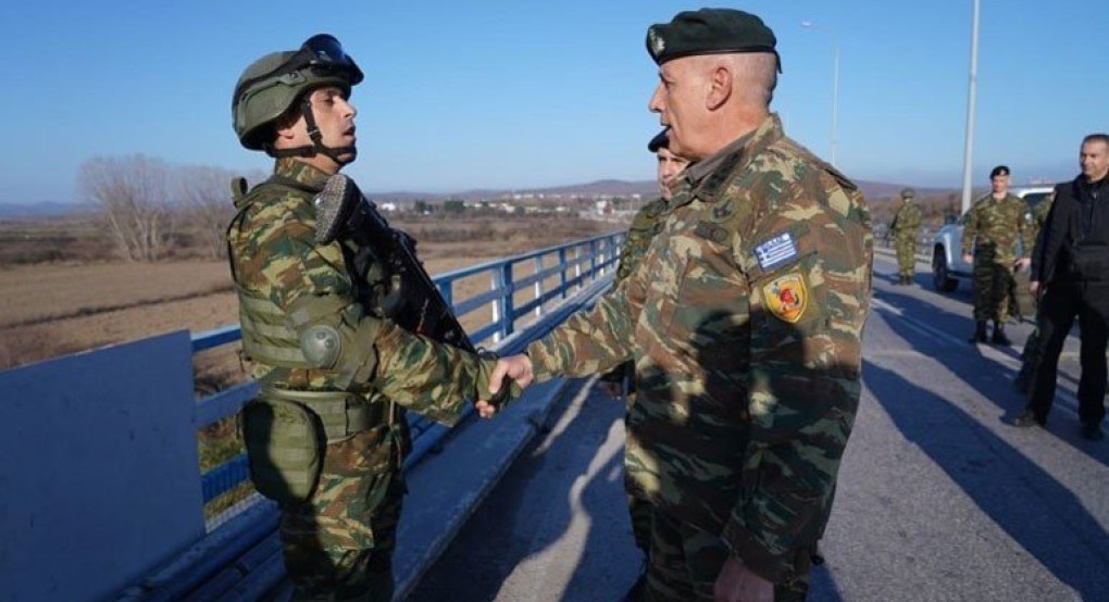 Επίσκεψη του αρχηγού ΓΕΕΘΑ σε μονάδες των Ενόπλων Δυνάμεων σε Έβρο και Ροδόπη