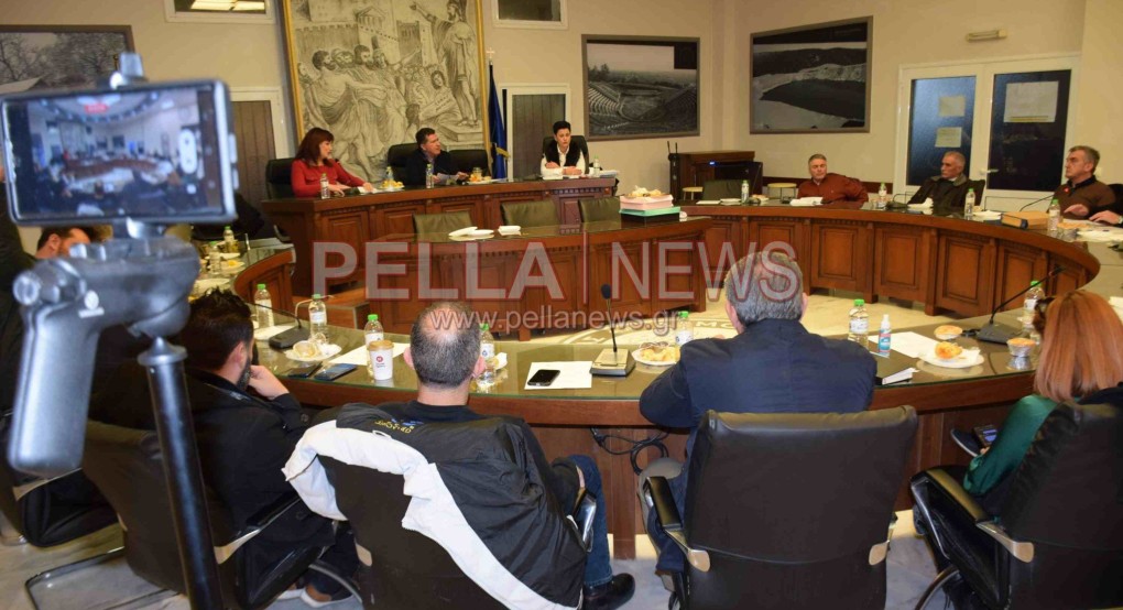 Δημοτικό Συμβούλιο Σκύδρας με κοπή βασιλόπιτας Δημοτικό Συμβούλιο Σκύδρας με κοπή βασιλόπιτας