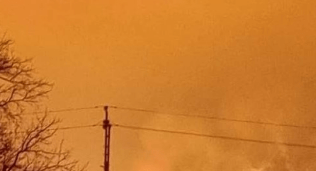 Κόλαση φωτιάς από έκρηξη στον αγωγό φυσικού αερίου Λιθουανίας-Λετονίας