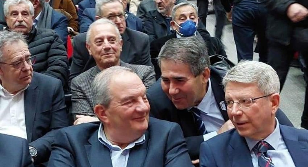 Mε τον Κώστα Καραμανλή ο Δάνης Τζαμτζής Mε τον Κώστα Καραμανλή ο Δάνης Τζαμτζής