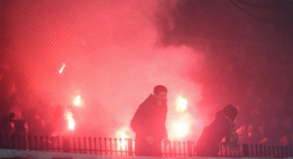 Επεισόδια έξω από το γήπεδο του Άρη Επεισόδια έξω από το γήπεδο του Άρη