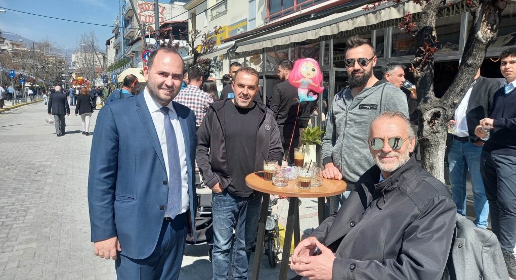 Στην Αριδαία ο Λάκης Βασιλειάδης Στην Αριδαία ο Λάκης Βασιλειάδης
