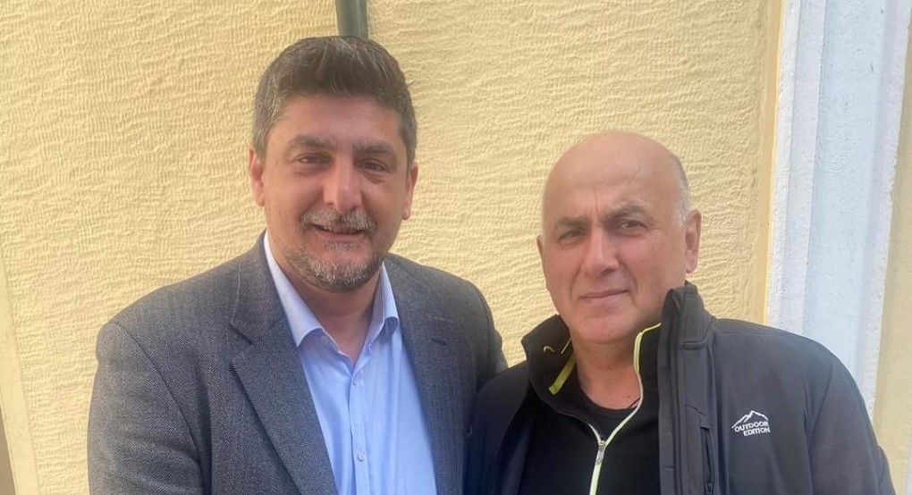 Με τον Στάθη Φουντουκίδη ο Μανώλης Αντώνιου Φραντζεσκάκης Με τον Στάθη Φουντουκίδη ο Μανώλης Αντώνιου Φραντζεσκάκης