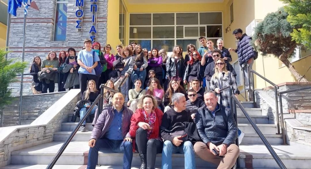 Μαθητές του Erasmus στον Δήμο Αλμωπίας Μαθητές του Erasmus στον Δήμο Αλμωπίας