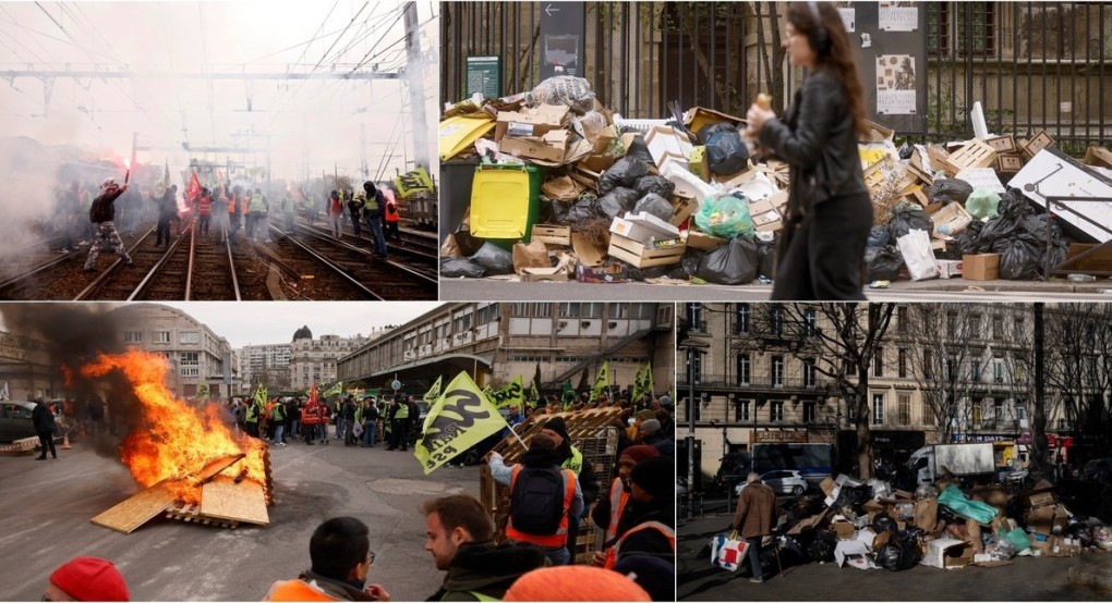 Το Παρίσι «κολυμπάει» στα σκουπίδια: Αναστέλλεται σήμερα η απεργία των εργαζομένων στην καθαριότητα